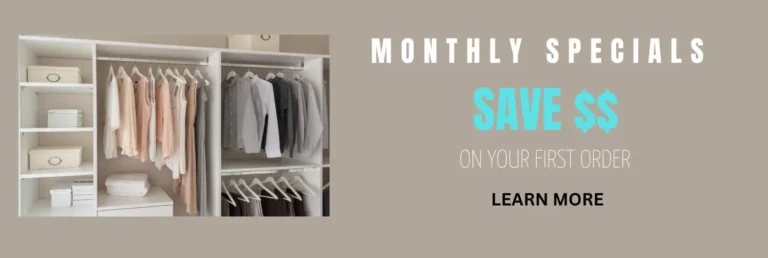 save on customer closet solutions