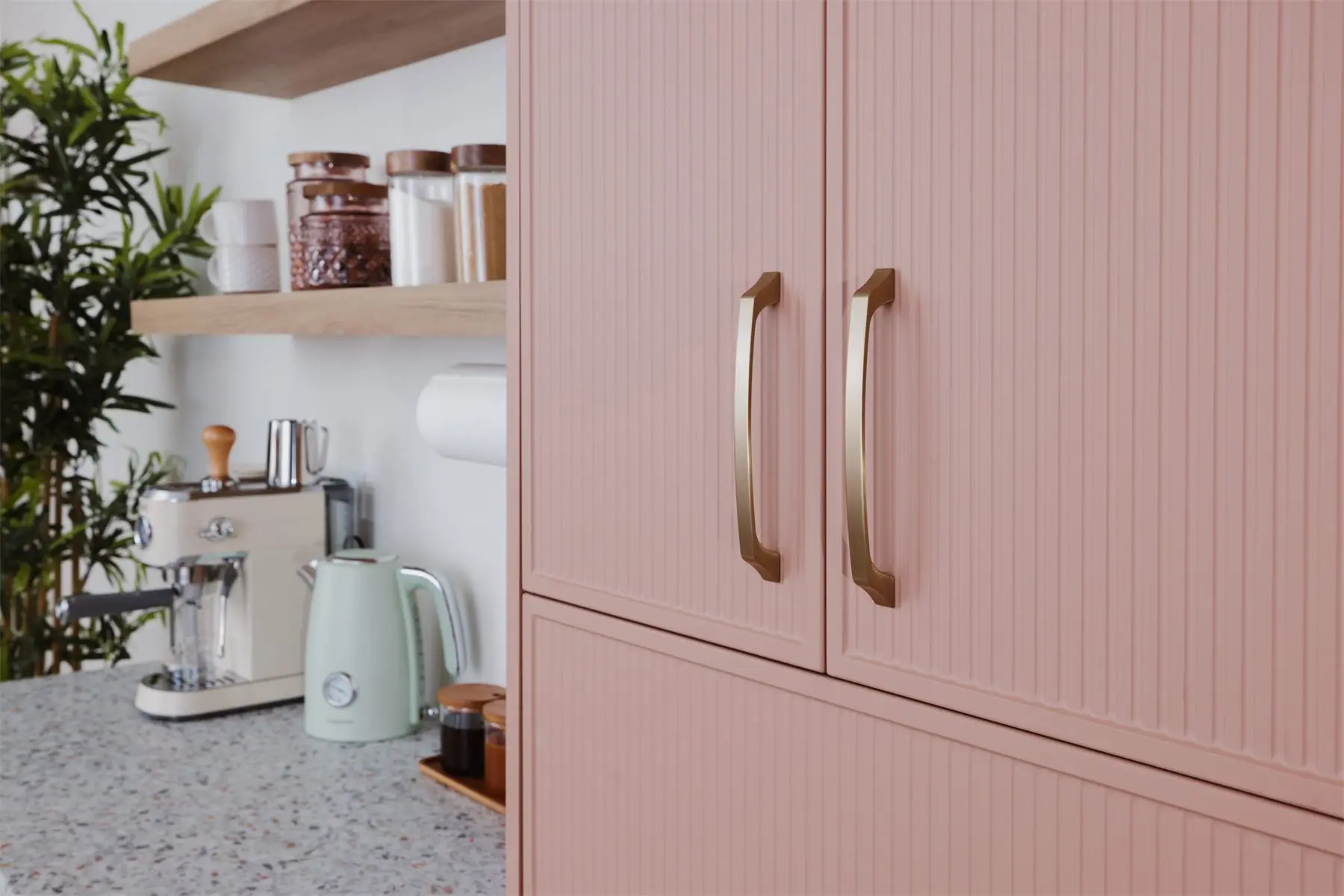 Kitchen storage cabinet doors by Famille Closets